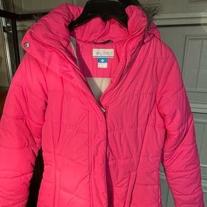 Women’s Pink Columbia Puffy Jacket - Size M